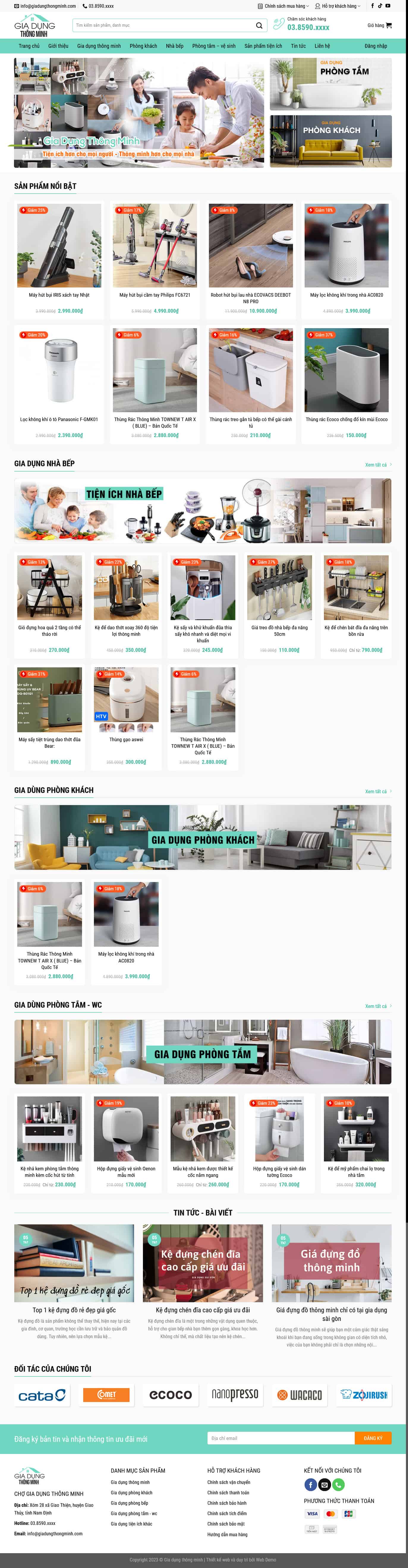 Theme WordPress gia dụng 3