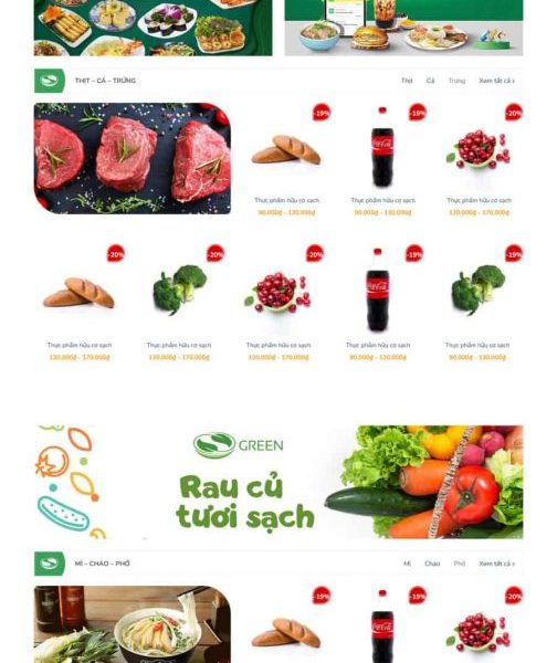 Theme wordpress tạp hóa bách hóa xanh 5