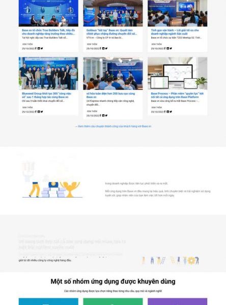 Theme wordpress Nền tảng quản trị doanh nghiệp base