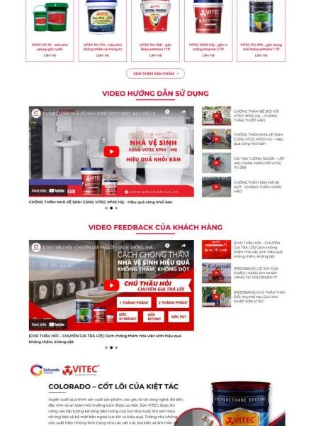 Theme wordpress sơn chống thấm