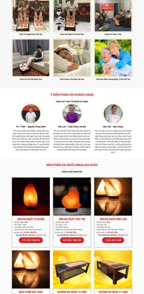 Theme wordpress bán đá muối