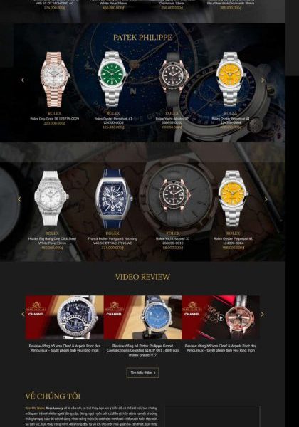 Theme wordpress đồng hồ 3