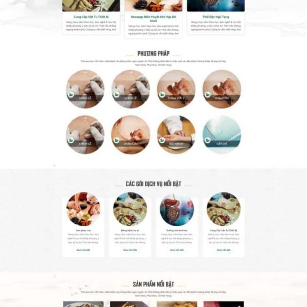Theme wordpress phòng khám đông y