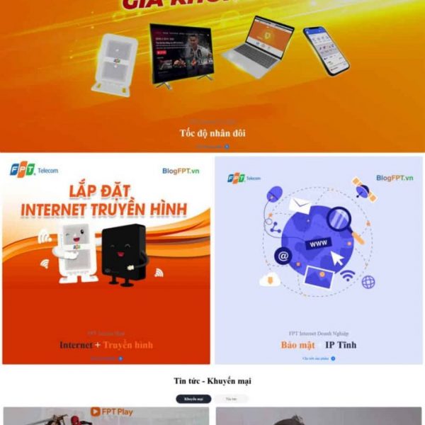Theme wordpress lắp mạng fpt 1
