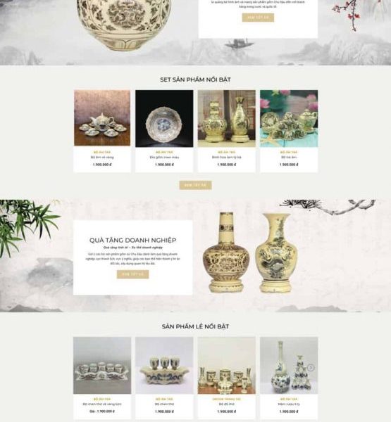 Theme wordpress gốm sứ cao cấp