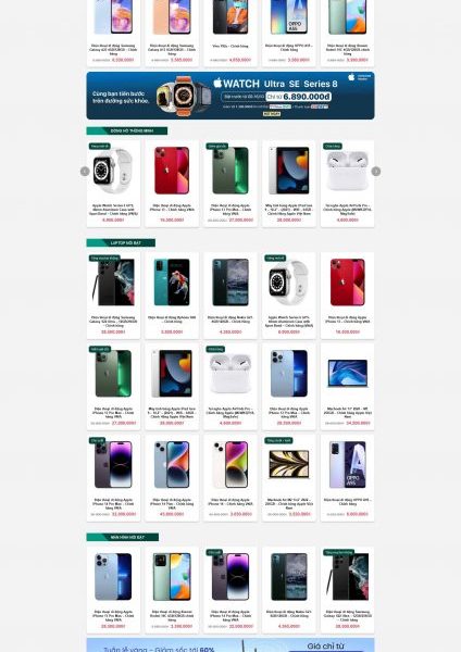 Theme WordPress điện thoại giá rẻ chuẩn seo