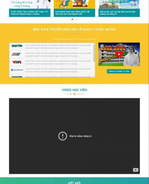 Theme wordpress học tiếng nhật