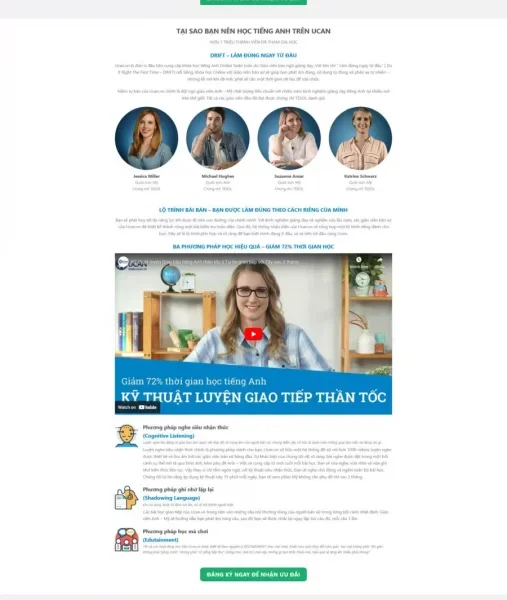 Theme wordpress bán khóa học 1