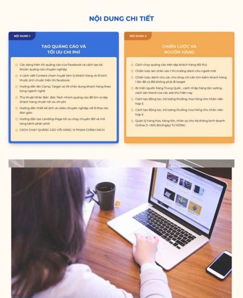 Theme wordpress lading pape khóa học maketing