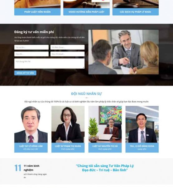 Theme wordpress văn phòng luật sư 3
