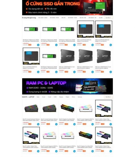 Theme wordpress máy tính giống memoryzone