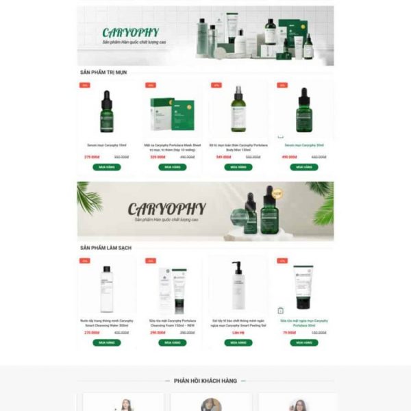 Theme wordpress mỹ phẩm 10