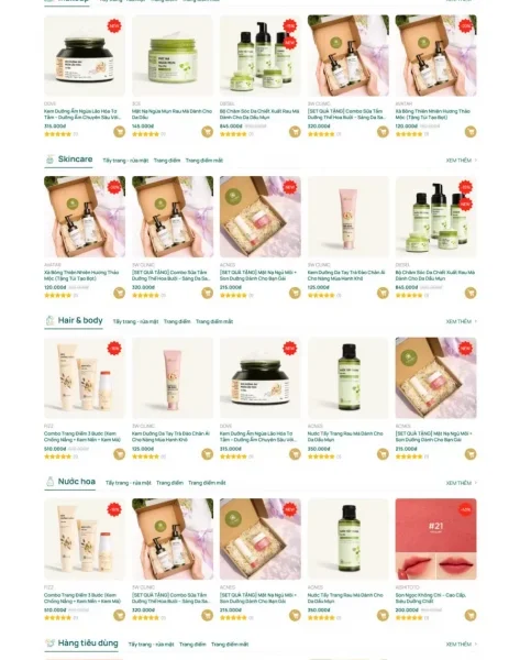 Theme wordpress mỹ phẩm 17