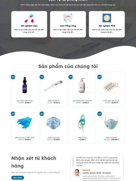Theme wordpress phòng khám 5