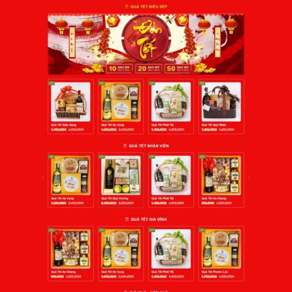 Theme wordpress bán quà tết 2