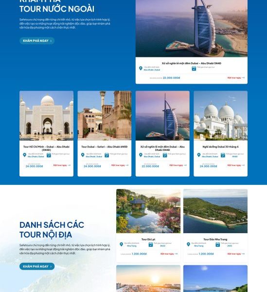 Theme wordpress bán tour du lịch vip