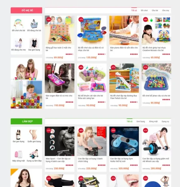 Theme wordpress shop đồ gia dụng tổng hợp