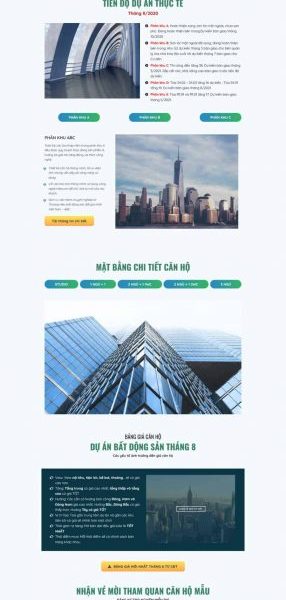 Theme wordpress lading pape giới thiệu bds smarthome