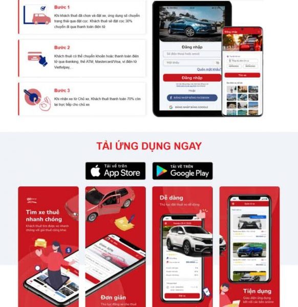 Theme wordpress dịch vụ taxi 3
