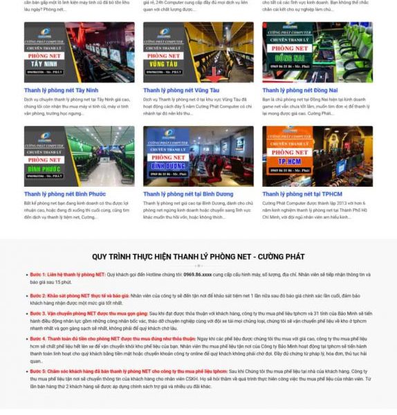 Theme wordpress công ty thanh lý đồ cũ