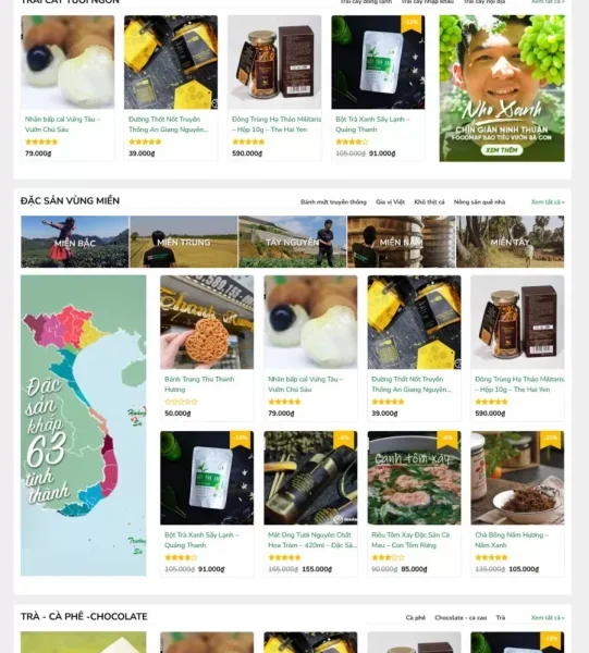 Theme wordpress thực phẩm nông sản 5