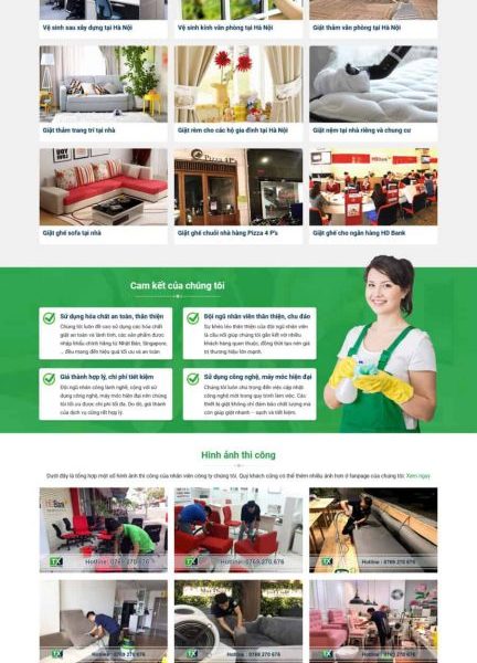 Theme wordpress dịch vụ vệ sinh 4