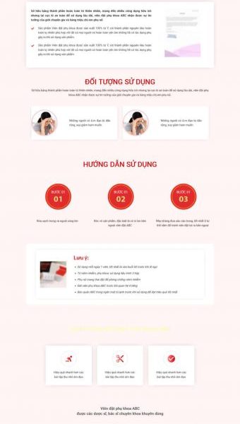 Theme wordpress lading pape dịch vụ phụ nữ